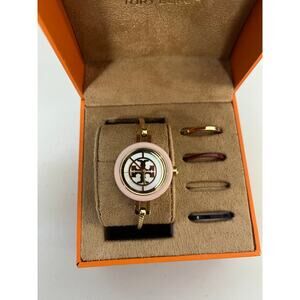 Tory Burch TBW4029 Reva Gold-Tone Stainless Steel Bangle Women's Watch